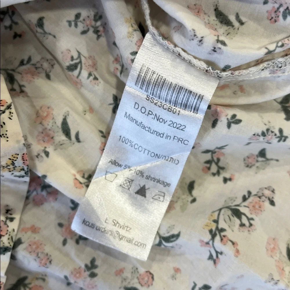 Belati floral blouse and midi skirt set girls 14 modest Prairiecore Cottagecore